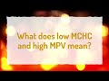 what causes mch to be low