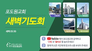 2024.10.24 포도원교회 새벽기도회 (실시간예배)