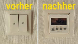 Rolladen Zeitschaltuhr nachrüsten und richtig anschließen! So geht's