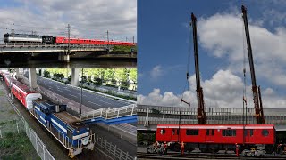 東京メトロ2000系2125F甲種輸送/陸送準備作業