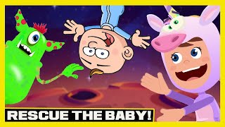 Rescue the Baby from the Alien Monster! | Mister Kipley pretend play story