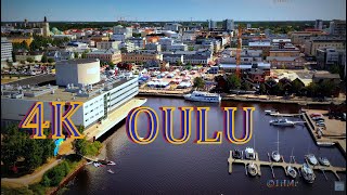 FINLAND From Air Oulu \u0026 Nallikari ilmasta 4K drone video