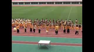 新潟青陵高等学校 第46回体育祭 応援合戦 1連合（黄）