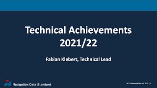 NDS Public Conference 2022 - NDS Technical Achievements