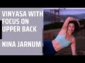 Vinyasa w/ focus on upper back