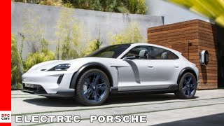 Electric Porsche Mission E Cross Turismo In Malibu