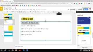 Formatting text boxes in google slides