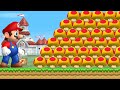 Can Mario use 999 Mega Mushrooms in New Super Mario Bros. Wii?