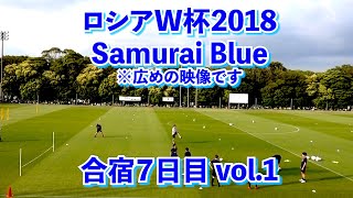 《ロシアW杯へ挑む西野J》日本代表サバイバル合宿終盤！７日目！ vol 1