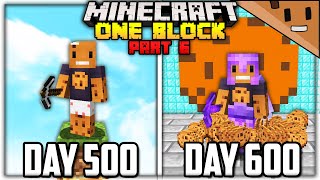 I Spent 600 Days in ONE BLOCK Minecraft... Here's What Happened