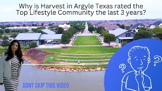 Why is Harvest Argyle rated the top Lifestyle Community in DFW?