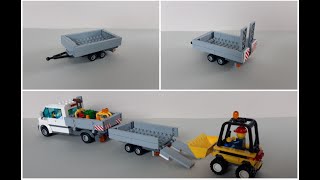 Anhänger, Trailer, Lego Moc, Bauanleitung, building instructions