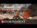 Live: Spanish farmers burn tyres as protests erupt in row over EU prices