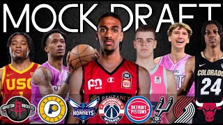 2024 NBA Mock Draft *NBA FULL FIRST ROUND MOCK DRAFT* | Utility Sports 2024 NBA Mock Draft