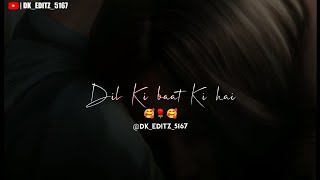 Aaj Pehli Baar ❤ Dil Ki Baat Ki Hai:- Romantic Song Lyrics Status love status old song lyrics status