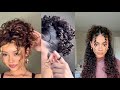 EASY AND CUTE HAIRSTYLES FOR CURLY HAIR 🎀🫧 || THAT GIRL GUIDE