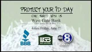 BBB, West Gate Bank & KLKN-TV Present: Protect Your ID Day - Free Shred Fest