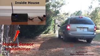 Wireless Driveway Announcer TXRX2000A (demonstration)