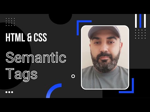 Semantic HTML Tags | HTML5 Semantic Elements - YouTube