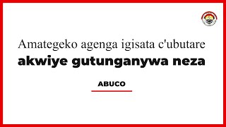 #ABUCO: Amategeko agenga igisata c'ubutare akwiye gutunganywa neza.