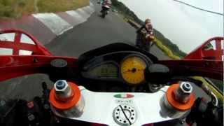 美浜サーキット　Ｆ４ vs  R6  vs  ZXR  vs  NSR　　身内バトル　2012.10.14