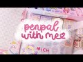 •. Penpal with Me Tema Pastel + Stationery Haul Lazada  .•