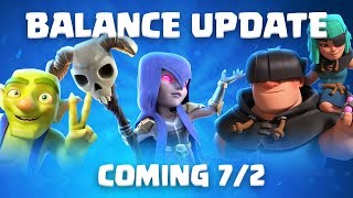 Clash Royale: Balance Update Live! (7/2)