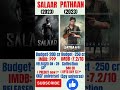 Pathaan vs Salaar box office collection comparison 😱🔥 spy universe vs kgf universe #srk #pathaan