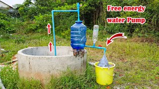 Amazing idea To Make Auto pump from deep well, Pressure pump from deep well.#fre