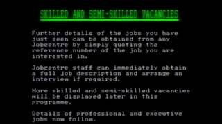 Yorkshire TV Closedown And Job Finder 20/4/???? (VHS Capture)