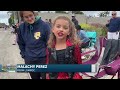 the lompoc flower festival and parade brought out hundreds of spectators