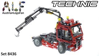 Lego Technic 8436 Pneumatic Crane Truck - LEGO Speed Build