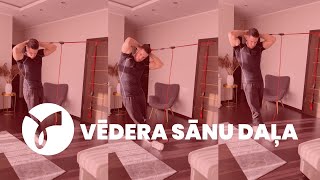 Vingrinājums vēdera sānu daļai  | redcord MINI Extra