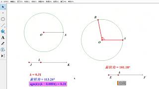 几何画板培训视频教程，0度到360度角动画制作技巧