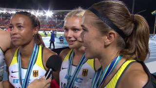 IAAF/BTC World Relays Bahamas 2017 - 4X100m Women Team Germany Gold