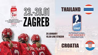 2025 IIHF ICE HOCKEY U18 WOMEN'S WORLD CHAMPIONSHIP Division III CROATIA, Zagreb