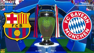 FIFA 22 PS5 | Barcelona Vs Bayern Munich | UEFA Champions League Final | 4K Gameplay & Full match