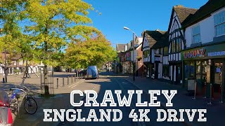 Crawley | West Sussex, England 4K Drive