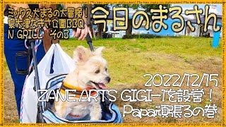 泉大津なぎさ公園BBQ N GRILL編その３　ゼインアーツ ギギ１(ZANE ARTS GIGI-1)を設営！Papa頑張るの巻　2022年12月15日