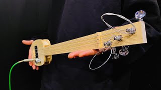 I tried to build a Guitar Out of Handmade Shamisen