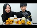 sub 뿌링클 먹방 콤보 치즈볼 핫도그 소떡소떡 bburinkle chicken mukbang cheese ball hotdog sausage rice cake