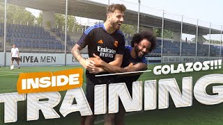 EXCITING GOAL CHALLENGE | Real Madrid training