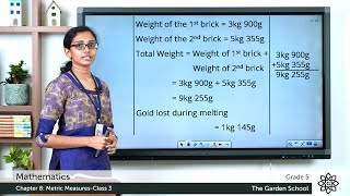 Grade 5 Mathematics Chapter 8 Class 3 Metric Measures Addition and Subtraction