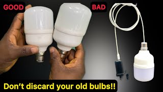 DIY Old LED Bulb Hack: Repurpose Old LED Bulbs and USB Cable!