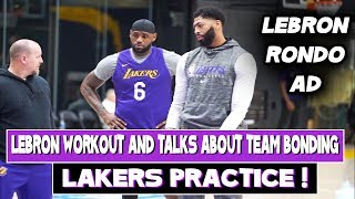 Lakers Lebron James Workout | how Lebron feels about Laker team bonding?