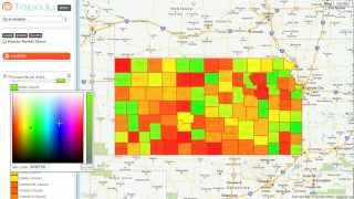 Heat Map Market Share by US Counties