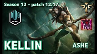 【KRサーバー/M1/7LCK Pros】DK Kellin アッシュ(Ashe) VS レナータ・グラスク(Renata Glasc) SUP - Patch12.17 KR Ranked【LoL】