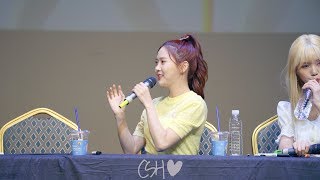 190809 '효정이가 대형 마카롱을 선물 받은 이유' 오마이걸 OHMYGIRL CTS아트홀 팬사인회 직캠 Fancam