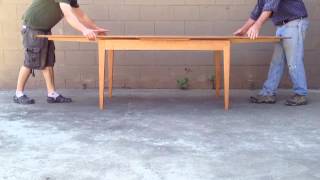 RANDALL WILSON AND SONS DRAW LEAF TABLE