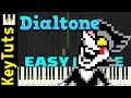 Dialtone [Deltarune: Chapter 2] by Toby Fox - Easy Mode [Piano Tutorial] (Synthesia)